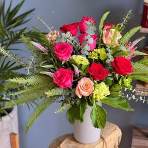 Mixed Roses Flower Bouquet