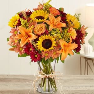 Fields of Europe for Fall Flower Bouquet