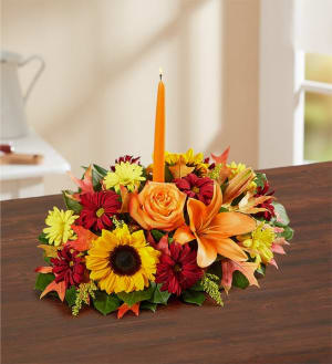 Fields of Europe® For Fall Centerpiece Flower Bouquet