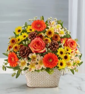 Loving Remembrance for Fall Flower Bouquet