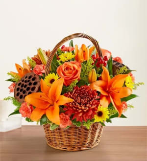 Peace, Prayers & Blessings Fall Flower Bouquet