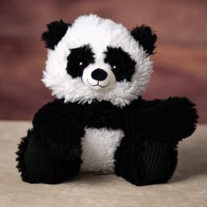 9.5" Cuddly Panda Flower Bouquet