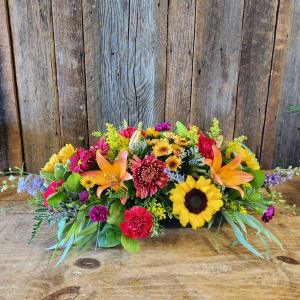 Fall Holiday Centerpiece Flower Bouquet