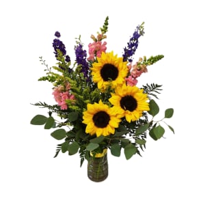 Harmony In Sunflower Blooms VM-1427 Flower Bouquet