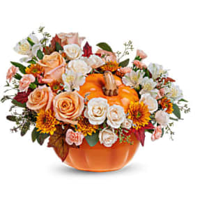 harvest Pumpkin Flower Bouquet