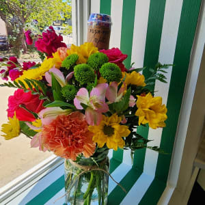 Confetti Cannon Arrangement Flower Bouquet