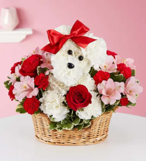 Love Pup Flower Bouquet