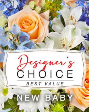 New Baby Designer's Choice Flower Bouquet