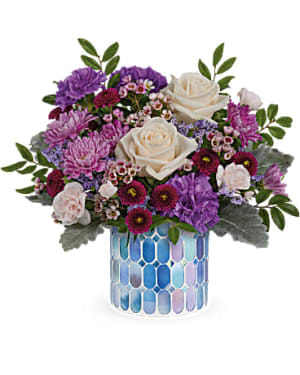 Teleflora's Blue Beauty Bouquet Flower Bouquet