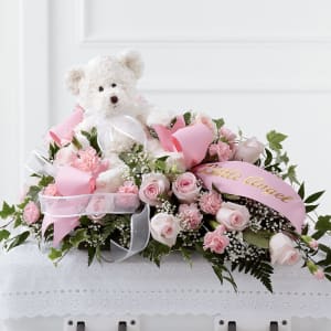 Touch of Sympathy Casket Spray Flower Bouquet