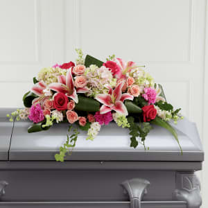 Splendid Grace Casket Spray Flower Bouquet