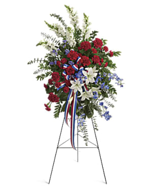 Sacred Duty Spray Flower Bouquet