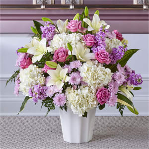 Heaven Sent Floor Basket Flower Bouquet