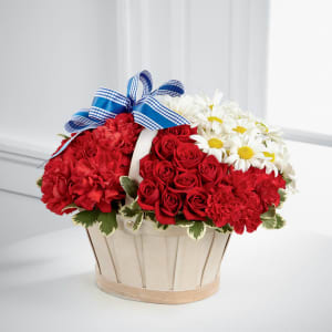 Justice Basket Flower Bouquet