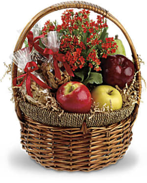 Health Nut Basket Flower Bouquet
