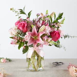 Pink Ribbon - A Florist Original Flower Bouquet