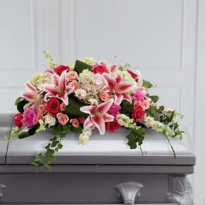 Splendid Grace Casket Spray Flower Bouquet