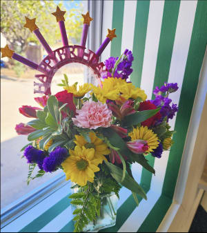 Birthday Flowers + Headband