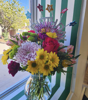 Birthday Flowers + Headband