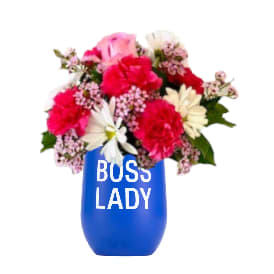 Boss Lady Insulated Wine Glass