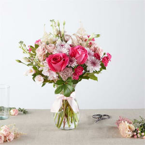 Pink Ribbon - A Florist Original Flower Bouquet