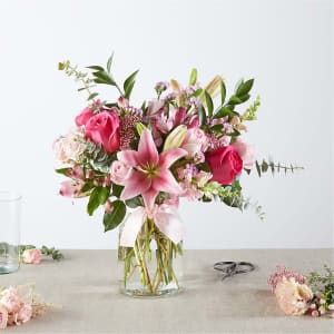 Pink Ribbon - A Florist Original Flower Bouquet