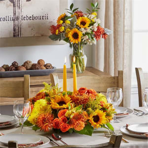 Golden Gathering Bundle Flower Bouquet