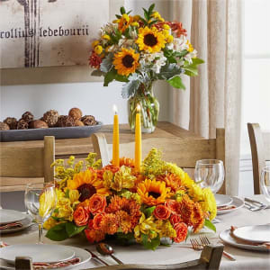 Golden Gathering Bundle Flower Bouquet