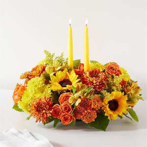 Autumn Harmony Centerpiece Flower Bouquet