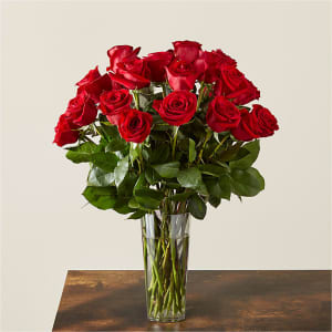 LONG STEM RED ROSE Flower Bouquet