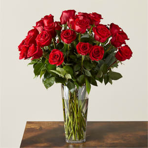 LONG STEM RED ROSE Flower Bouquet