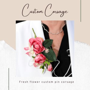 Custom Corsage Flower Bouquet