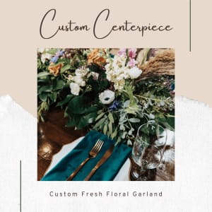 Custom Wedding Centerpiece Flower Bouquet