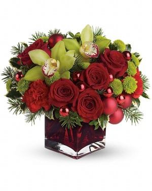 Teleflora's Merry & Bright Flower Bouquet