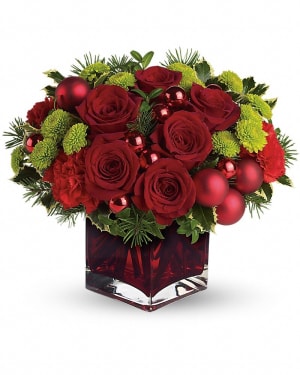 Teleflora's Merry & Bright Flower Bouquet