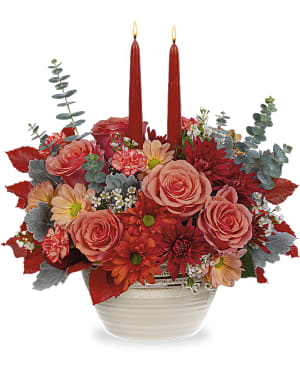 Artisanal Harvest Centerpiece Flower Bouquet