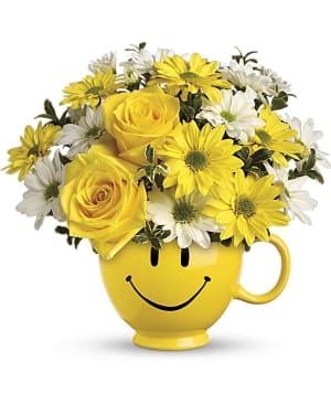 Be Happy® Bouquet with Roses Flower Bouquet
