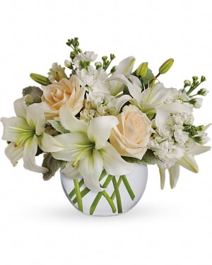 Isle of White Flower Bouquet