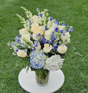 Baby Blue Blooms Flower Bouquet