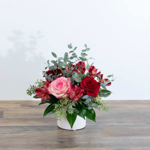 Petite Red Velvet Flower Bouquet