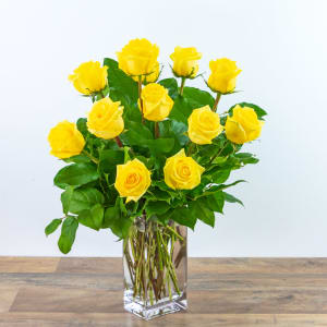 Yellow Roses (12) Flower Bouquet