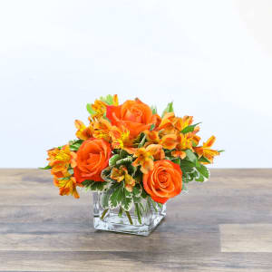 Fresh Tangerine Flower Bouquet