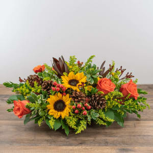 Harvest Bounty Centerpiece Flower Bouquet