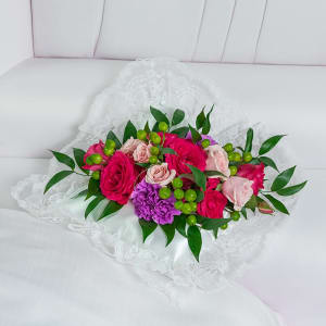 Always Remembered Pillow Flower Bouquet