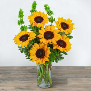 Sunflowers and Bells Flower Bouquet