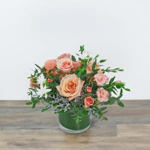 Pretty as a Peach Flower Bouquet