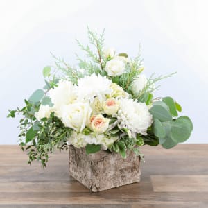 Blushing in Birch Flower Bouquet