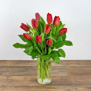 Red Tulips Flower Bouquet