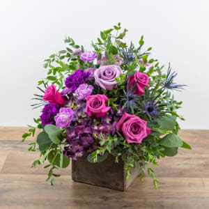 Posh Violet Flower Bouquet