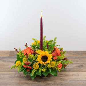 Autumnal Equinox Centerpiece Flower Bouquet